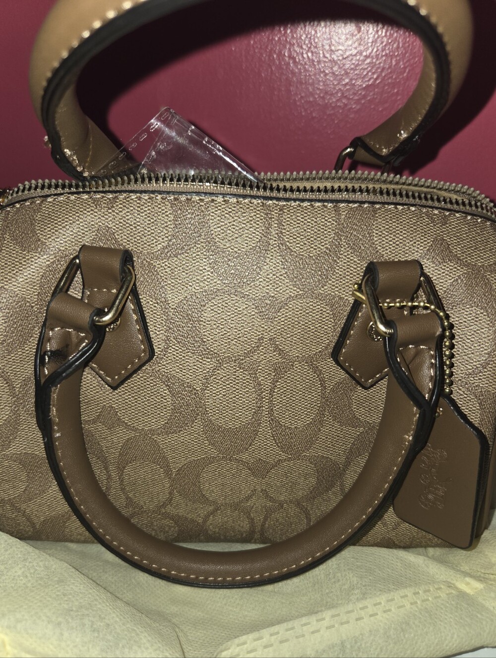 Mini Speedy Crossbody/ Satchel in Brown